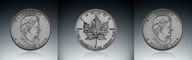 Investičná strieborná minca - Maple Leaf